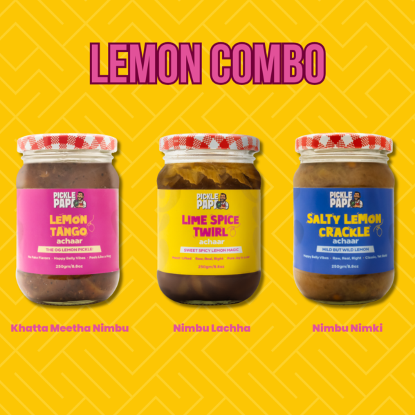 Lemon Tango┃Lime Spice Twirl┃Salty Lemon Crackle Combo